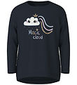 Name It Blouse - NmfVix - Dark Sapphire/Magic Cloud