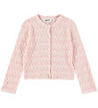 Molo Cardigan - Prjónað - Gigi - Charlotte Bleikt M. Mynsturprjó