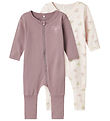 Name It Schlafanzug - Noos - 2er-Pack - NbfNightsuit - Kaum Pink