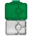 Yumbox Lunchbox w. 4 Rum - Bento Steel - Pomme Green