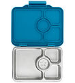 Yumbox Lunchbox w. 4 Rum - Bento Steel - Normandy Blue
