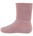 GoBabyGo Strumpor m. Halkskydd - Ull - Rose Blush