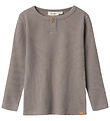 Lil' Atelier Bluse - Rib - NmmRajo - Silent Storm