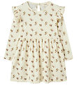 Lil' Atelier Kleid - Rib - NmfGavo - Turteltaube/Olive