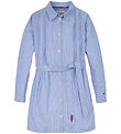 Tommy Hilfiger Blusenkleid - Hellblau/weiß gestreift