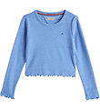 Tommy Hilfiger Bluse - Kurz geschnitten - Blue Zauber