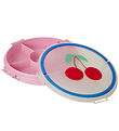 Rice Snack plate w. 6 Rum - Pink/Cherry