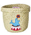 Rice Storage Basket - Raffia/Seaweed - Circus - 15x15 cm - Natur