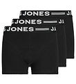 Jack & Jones Boxershorts - Sense Trunks - 3er-Pack - Schwarz