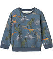 Name It Peysa - NmmBenja - China Blue M. Dino print