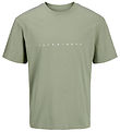 Jack & Jones Stuttermabolur - JjeStar - Noos - Iceberg Green