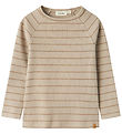Lil' Atelier Bluse - Rib - NmmKail - reiner Kaschmir