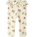 Lil' Atelier Leggings - Rib - NbfGavo - Turtildúfa/Peony