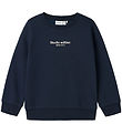 Name It Sweatshirt - NmmBrody - Navy Blazer w. White