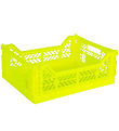 Aykasa Foldable Box - 40x30x15 cm - Midi - Neon Yellow
