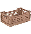 Aykasa Foldable Box - 27x17x11 cm - Mini - Warm Taupe