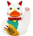 Badeente - Winkende Katze