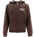 Hound Cardigan - Dark Brown w. Globe