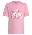 adidas Performance T-shirt - LK L Ice - True pink