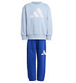 adidas Performance Sweat Set - LK BK FL Jog - Globlue/White