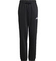 adidas Performance Sweatpants - J SL FL - Black/White