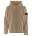 Stone Island Hoodie - Deserto m. Logo