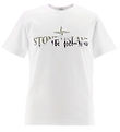 Stone Island T-Shirt - Weiß m. Print