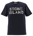 Stone Island T-Shirt - Navy Blue m. Print
