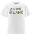 Stone Island Stuttermabolur - Hvítt