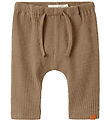 Lil' Atelier Trousers - Rib - NbmRajo - Petrified Oak