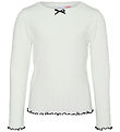 Vero Moda Girl Genser - VmJulietta - Snow White/Black Kontrast