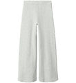 Name It Byxor - Våffeltyg - NkfTulpu - Light Grey Melange
