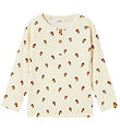Lil' Atelier Bluse - Rib - NmmGavo - Turteltaube/Eichel