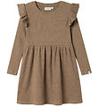 Lil' Atelier Kleid - Rib - NmfSophia - Shitake