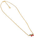 Konges Sløjd Necklace - Plating - 24 Carat Gold - Cherry