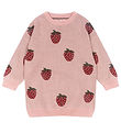 Konges Sløjd Klänning - Stickad - Lapis Lurex - Strawberry