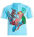 adidas Performance T-shirt - LK MRVL SM T - Brcyan/White/Multico