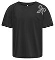 Kids Only T-shirt - KogAntonia - Black/Rhinestone Bow
