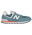 New Balance Shoes - 574 - New Spruce/Blast Red