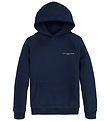 Tommy Hilfiger Hettupeysa - Dark Nótt Dökkblátt