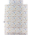 Nørgaard Madsens Bedding - Baby - White w. Farm Animals