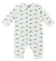 Petit Bateau Náttgalli - Marshmallow/Blár M. Dinos