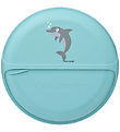 Carl Oscar Snackbox - BentoDisc - 18 cm - Blue w. Dolphin