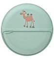 Carl Oscar Snackbox - BentoDisc - 18 cm - Green w. Camel