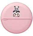 Carl Oscar Snackbox - BentoDisc - 18 cm - Pink w. Panda