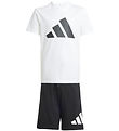 adidas Performance Shorts Set - J BL - White/Black