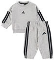 adidas Performance Sweat Set - I 3S Jog 240 - Mgreyh/Clpink