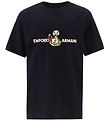 Emporio Armani T-Shirt - Navy m. SLange