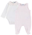 Emporio Armani Romper/Bodysuit L/æ - White/Pink w. Log