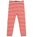 The New Siblings Leggings - Rib - TnstFro - Poppy Rauður Striped